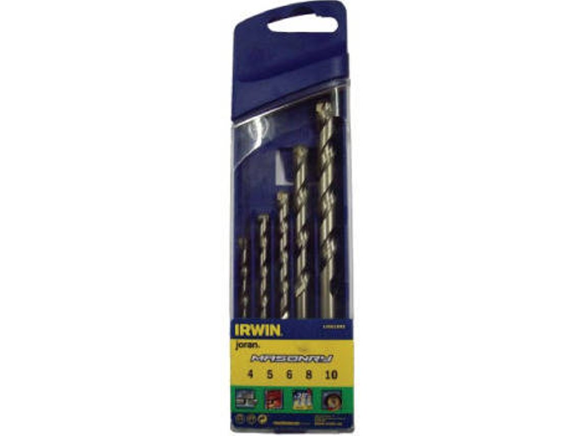Kit de 5 Brocas Masonry IRWIN