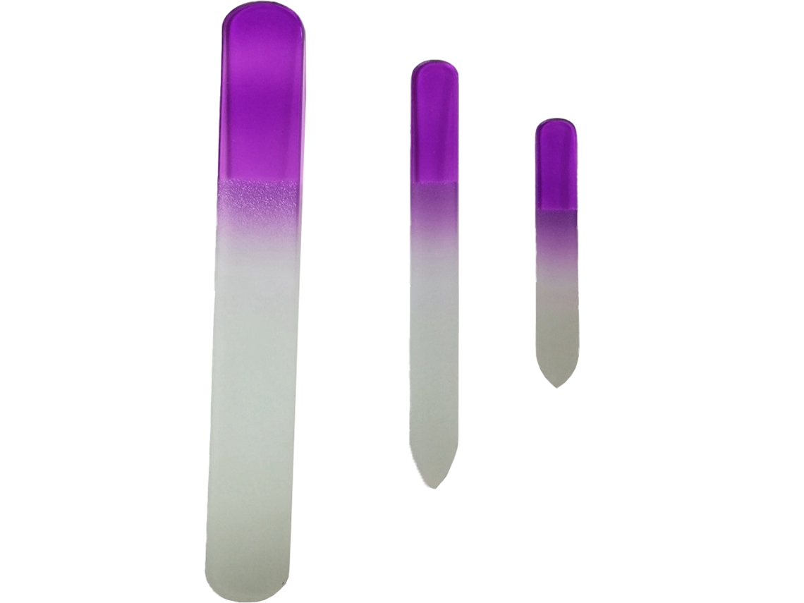 Limador de Unhas de Vidro em Duas Cores para Cuidados com Os Pés