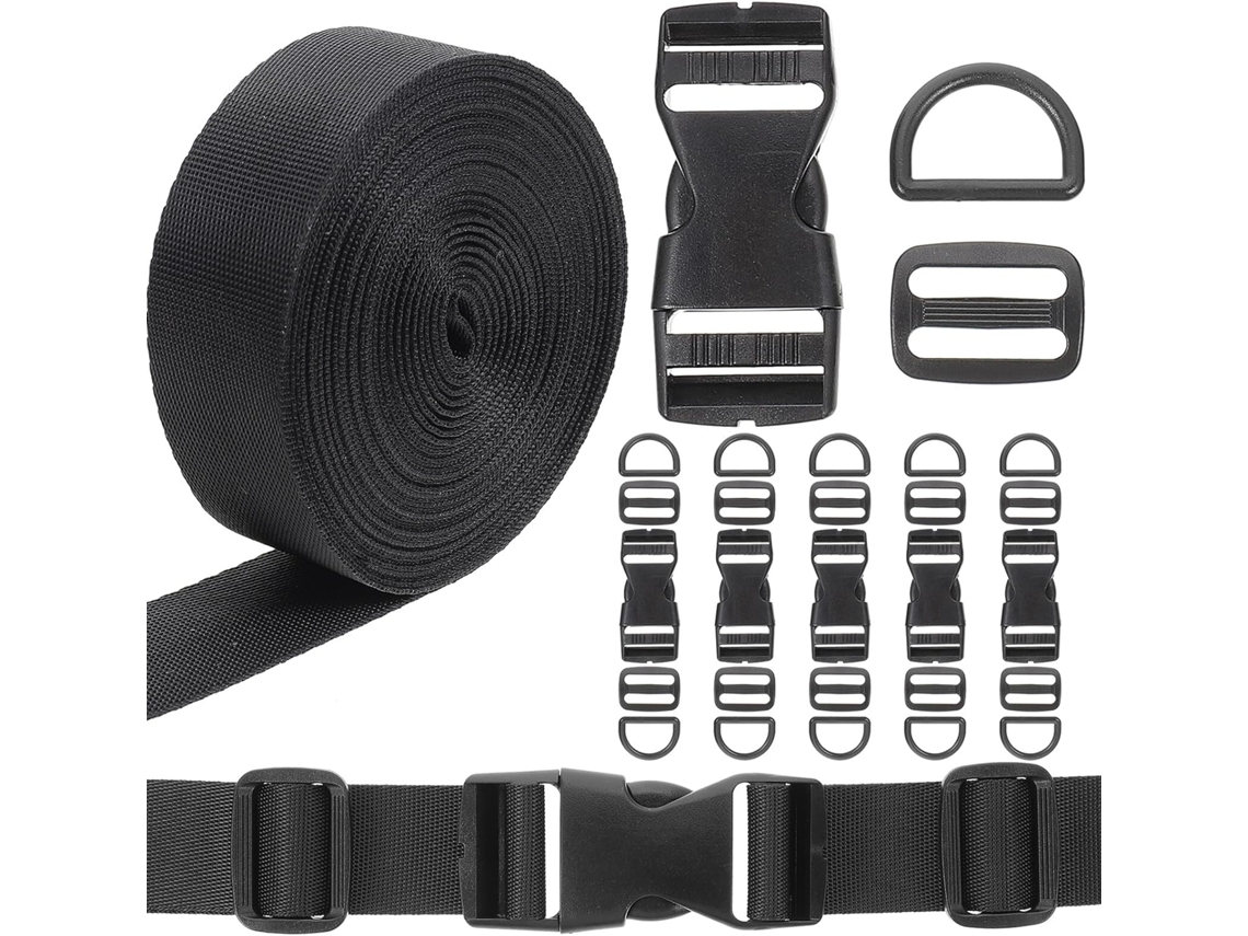 Conjunto de Fivelas Plásticas Multifuncionais, de Três Pontos
