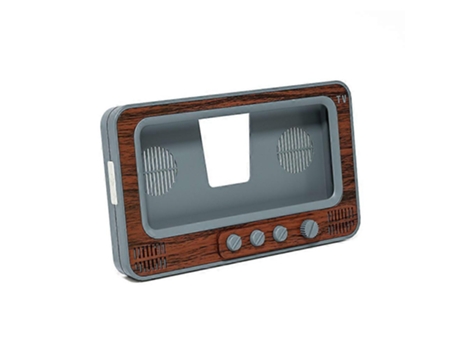 Suporte Realista Para Celular, Suporte Portátil Universal Estilo Retrô Em Formato De Tv Para Celular