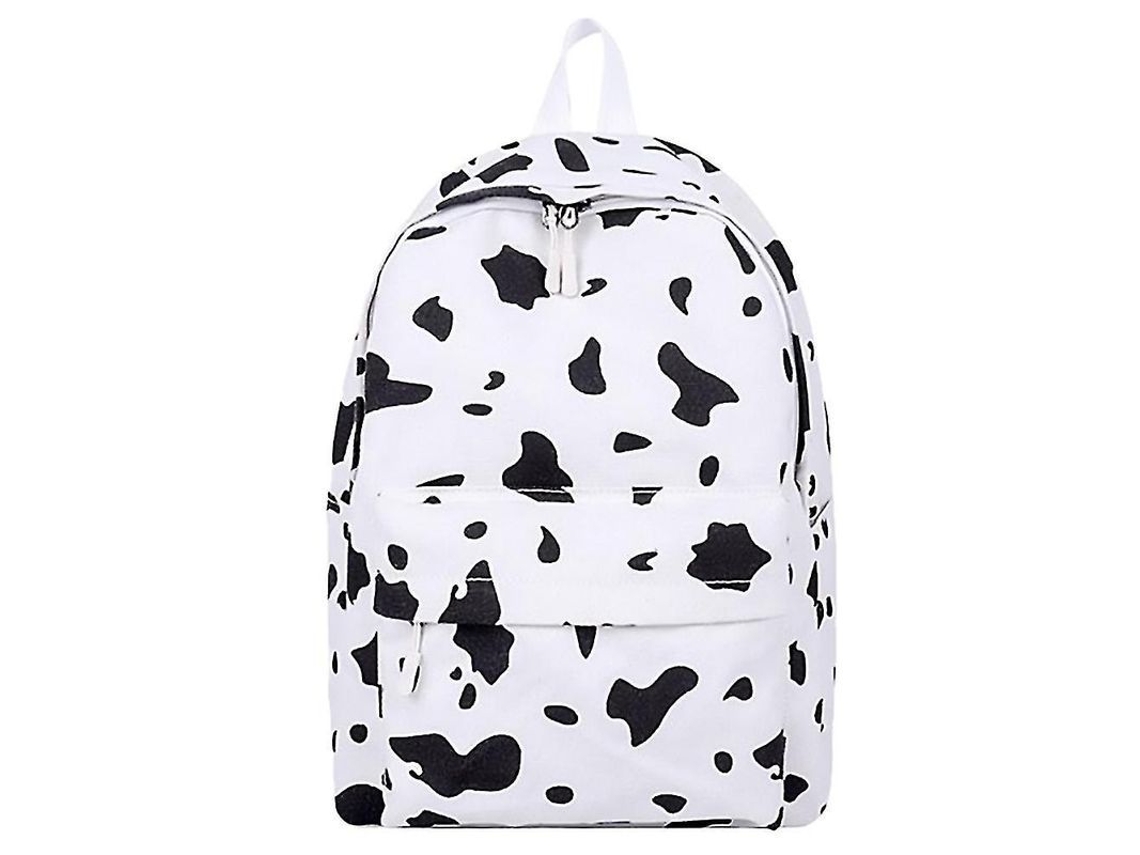 Mochila Estampada Vaca, Lona, Escola, Compras