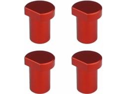 Conjunto de 4 Grampos Liga Alumínio, Pino de Posicionamento, para Furo 19 Mm BRILVIBERA | BRILVIBERA