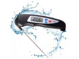 Termômetro Digital de Cozinha com Sonda Dobrável, Leitura Rápida para Culinária, Alimentos como Carne, Grelhados, em Geral e Líqu AQUAFORGE