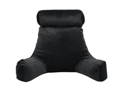 Almofada De Leitura Veludo Bananair 65 X 80 Cm Preto