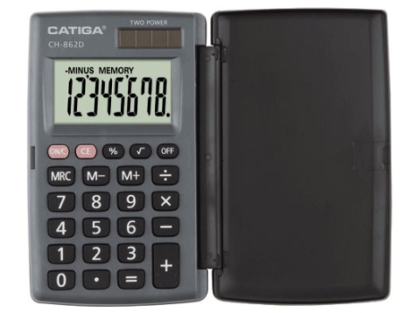 Calculadora Básica  CH-862D Preto  (8 dígitos)