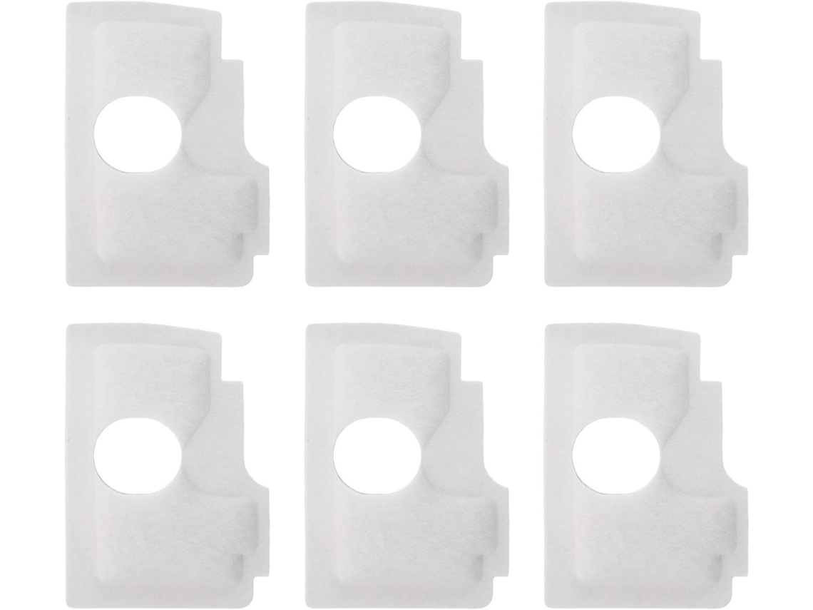 Pacote Com 6 Cartuchos De Filtro De Ar De Algodão De Camada Dupla Para Motosserras E