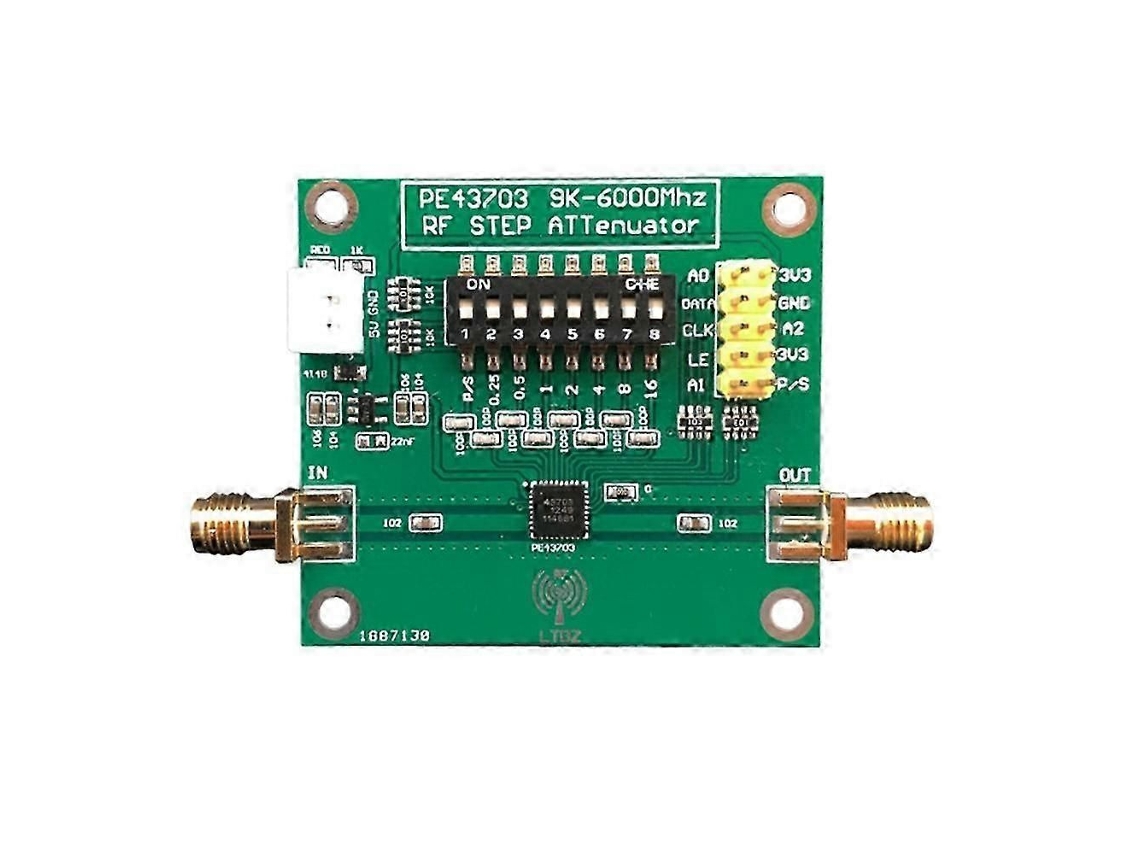 Módulo Atenuador Digital Programável Pe43703, 9k-6ghz, 0,25db A 31,75db