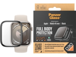 Capa Proteção PANZERGLASS Apple Watch Series 7/8/9 (45mm - Preto)