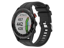 Bracelete para Garmin Approach S62 22Mm Silicone Sports Watch Band Preto VENISYMLIS