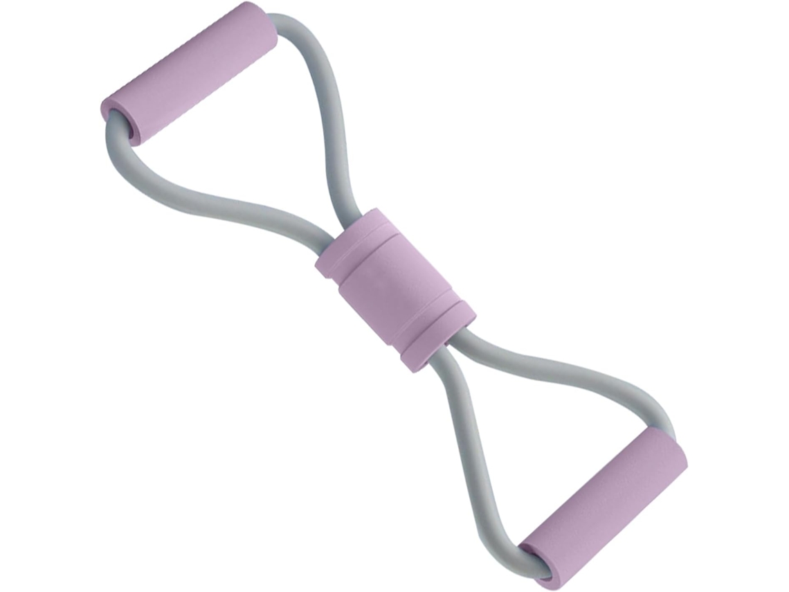 Faixas Elásticas De Resistência Em Formato 8com Alças | Equipamento Fitness Antiderrapante Para Treinamento