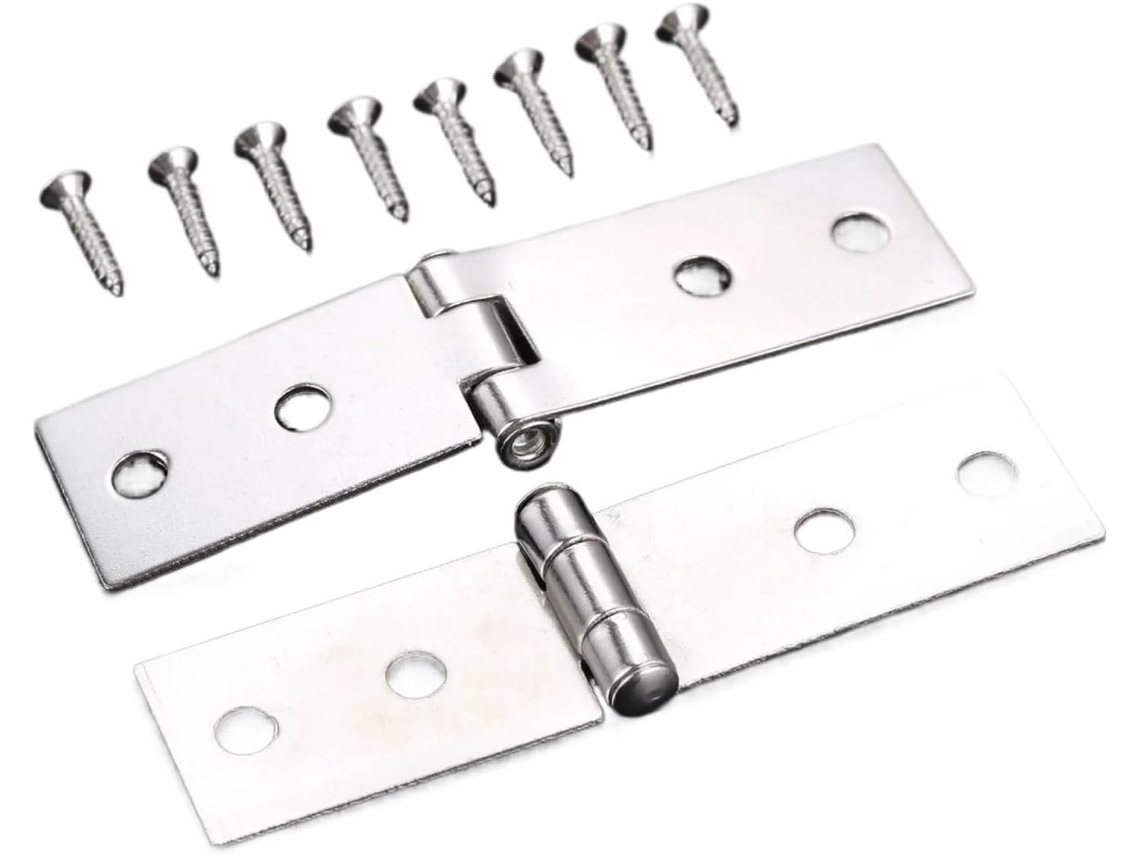 2 Peças, Compatíveis Com Dobradiças Para Portas De Armários E Malas,
