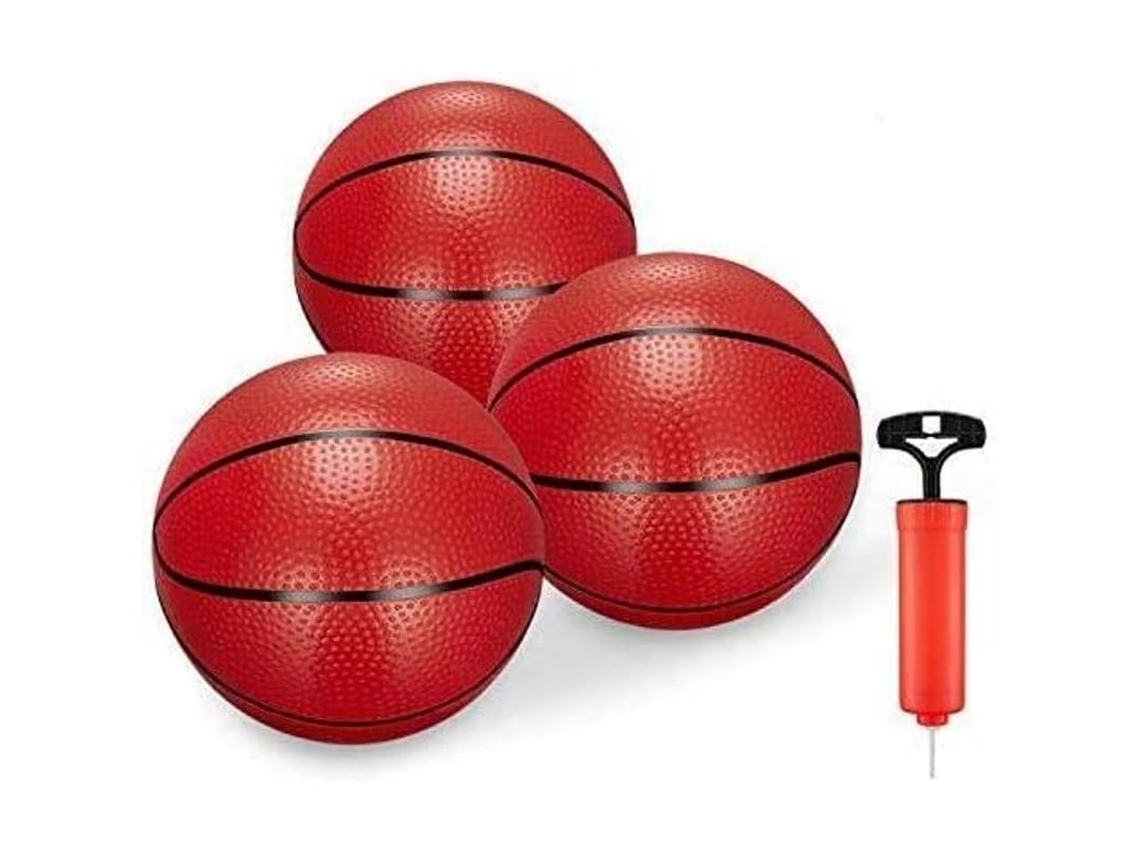 Bola De Basquete Pequena De Borracha Para Crianças 5.9 Polegadas 3 Unidades Brincadeira Praia Piscina Jardim