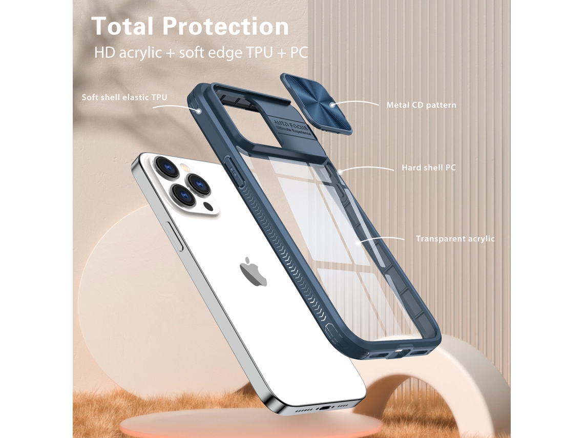 Capa Para Iphone 17 Pro Max Transparente Verde Czhhmart