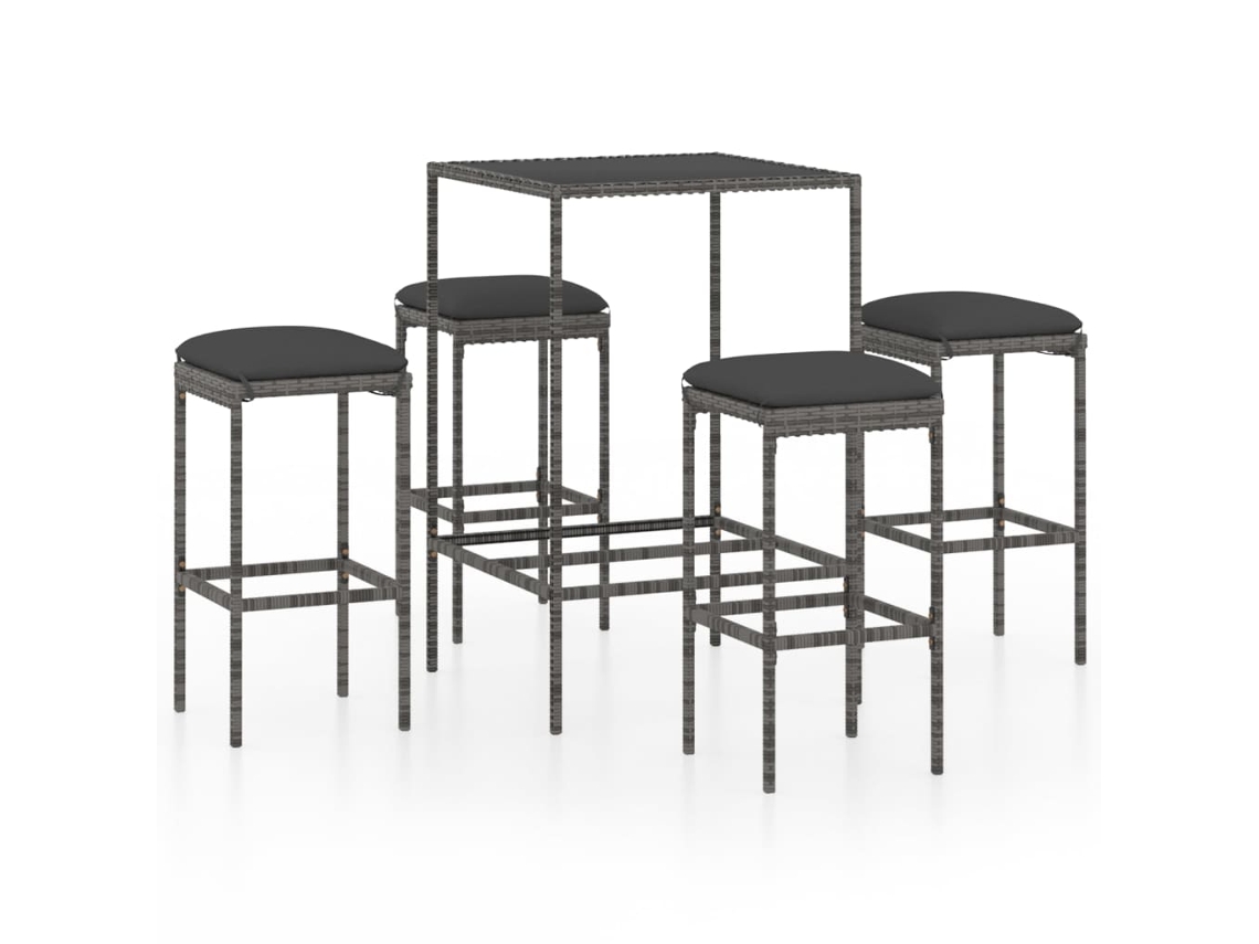Garden Bar Set, Garden Bar Sets Vidaxl Cinzeto Rattan / Vime (n/a)