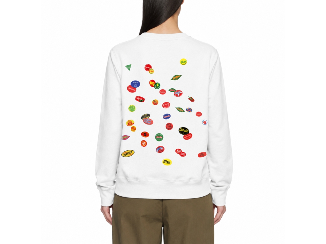 Rockinstone Original Stickers Sweatshirtdouble-sided Print Unique Designer Style
