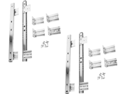 Trilhos De Gaveta Para Teclado Nuobesty Com Proteção Contra Corrosão, 2 Pares, Para Móveis De Escritório, Aço Laminado A