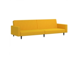 Sofa Bed, Sofa Beds Vidaxl Amarelo Veludo (n/a)
