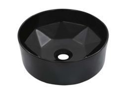 Vidaxl Lavatório 36x14 Cm Cerâmica Preto