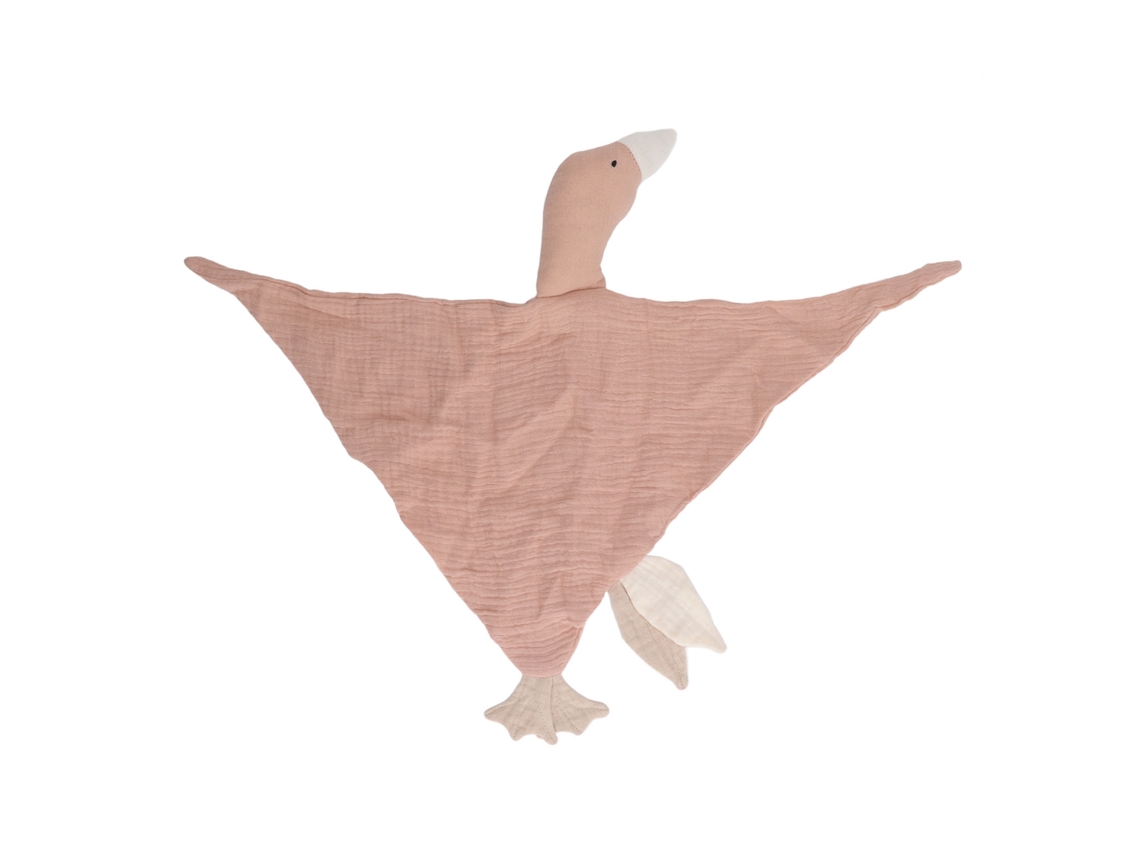 Mali manta de Segurança em Forma de Ganso Macia de Algodão Fofa para Bebê Recém nascido Rosa