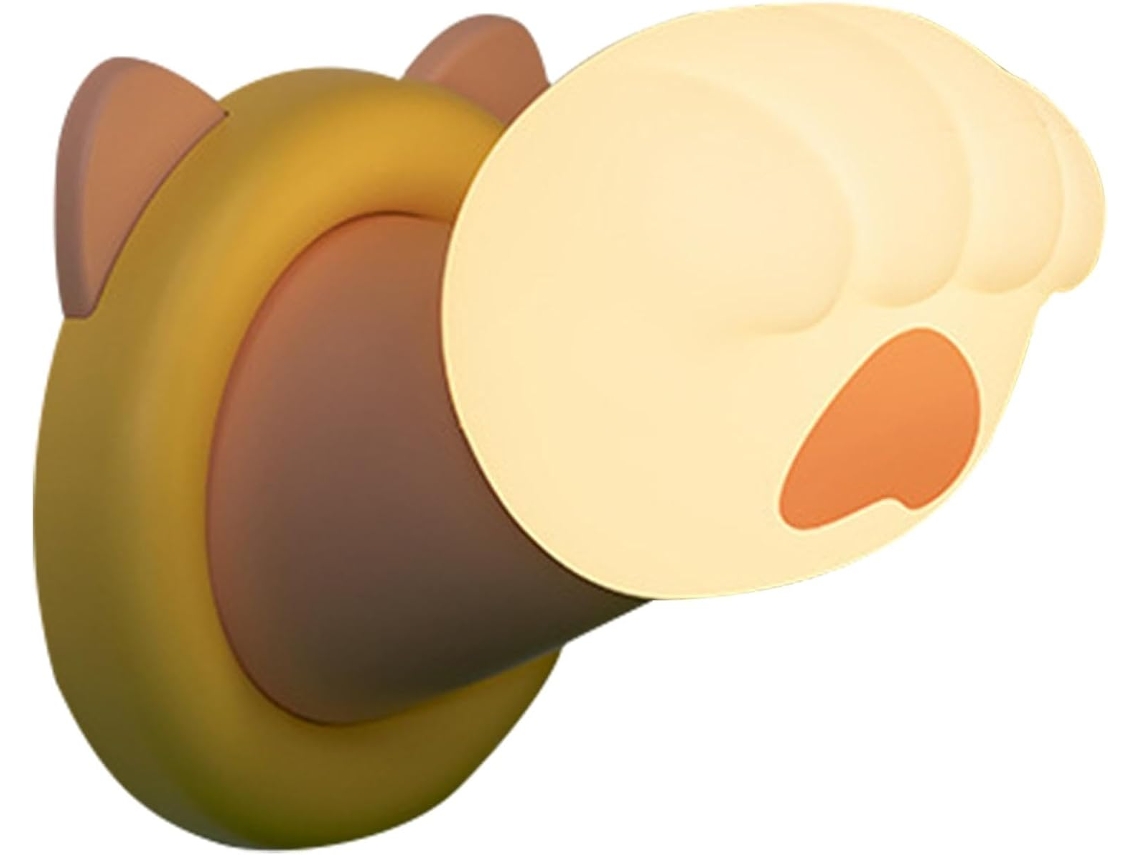Luminária Em Formato Perna Com Design Fofo E Magnético.