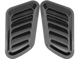 Grelhas De Ventilação Para Capô De Carro (2 Peças), Decoração Externa