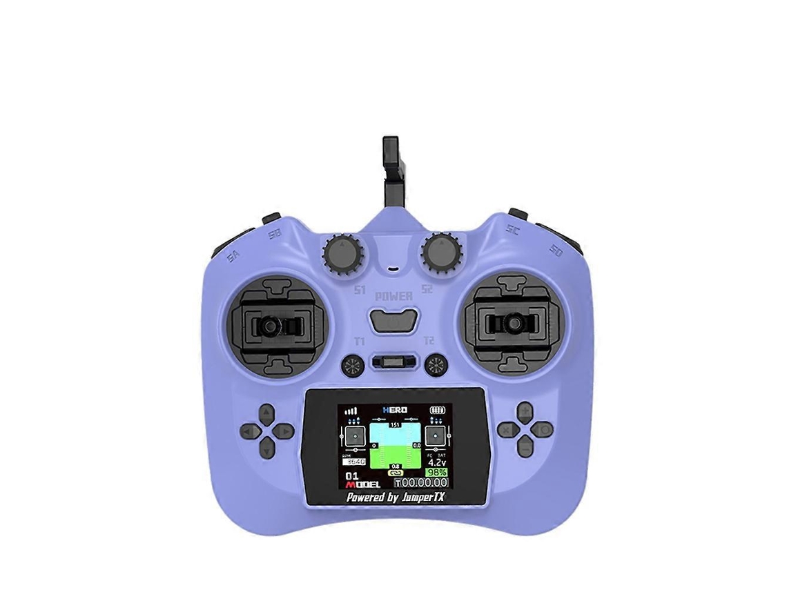 Transmissor Purplesmart Com Tela Colorida, Sensor Hall, Gimbal Elrs 2.4g 100mw 12ch Para Drones Fpv Rc.