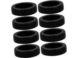 Coheali Conjunto De 8-protetores Silicone Para Rodas Malas Rígidas E