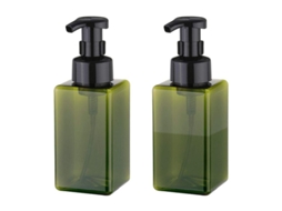 2026 dispensador de Sabonete Espumoso, 450ml 2 Peças (verde Escuro) (15oz)