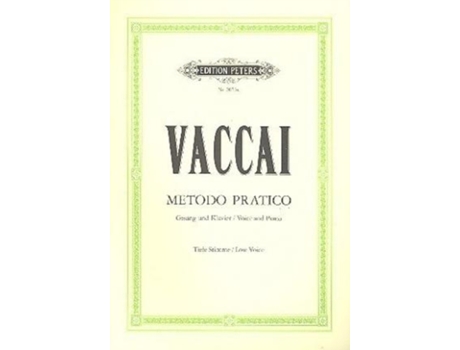 Livro PRACTICAL METHOD de NICOLA VACCAI (Italiano)