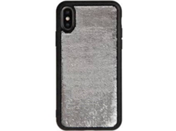 Capa iPhone X, XS BENJAMINS Sequins Preto