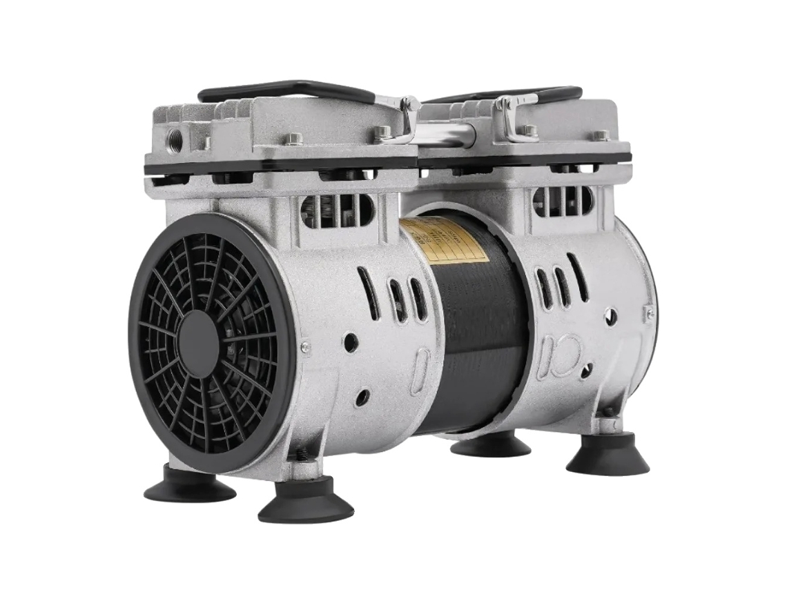 Bomba De Vácuo Sem Óleo, Potência De 550w, Velocidade De 1400rpm, Baixo Ruído, Prata Oem