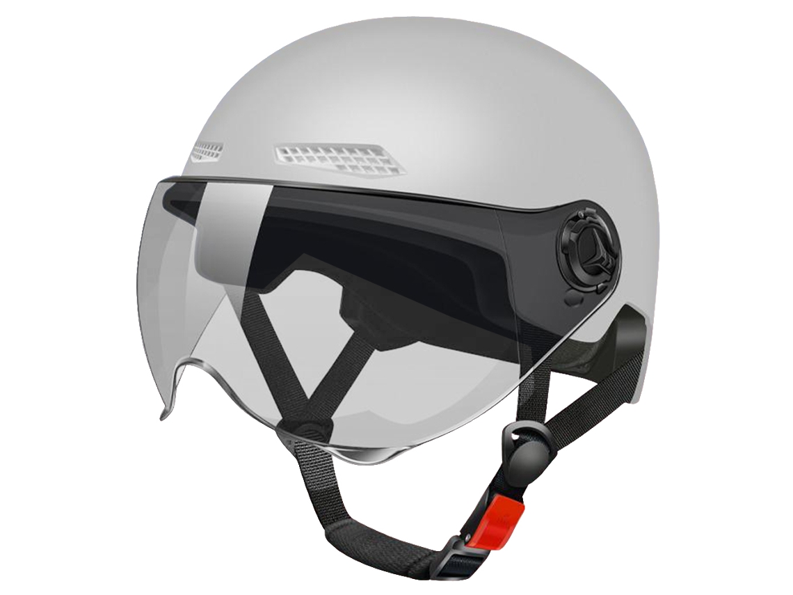 Capacete Para Bicicleta Elétrica , Ajustável E Respirável, Com Camada Removível. Mdug (cinza)