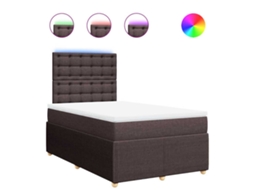 Box Spring Bed, Box Spring Beds Vidaxl Marrom Tecido (120 X 200 Cm)