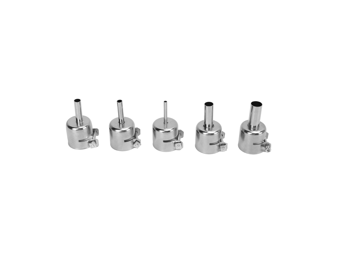 5 Peças Bico De Pistola De Ar Quente Universal Série 850 3-10mm Para Estações De Refeito Equipamento De Solda