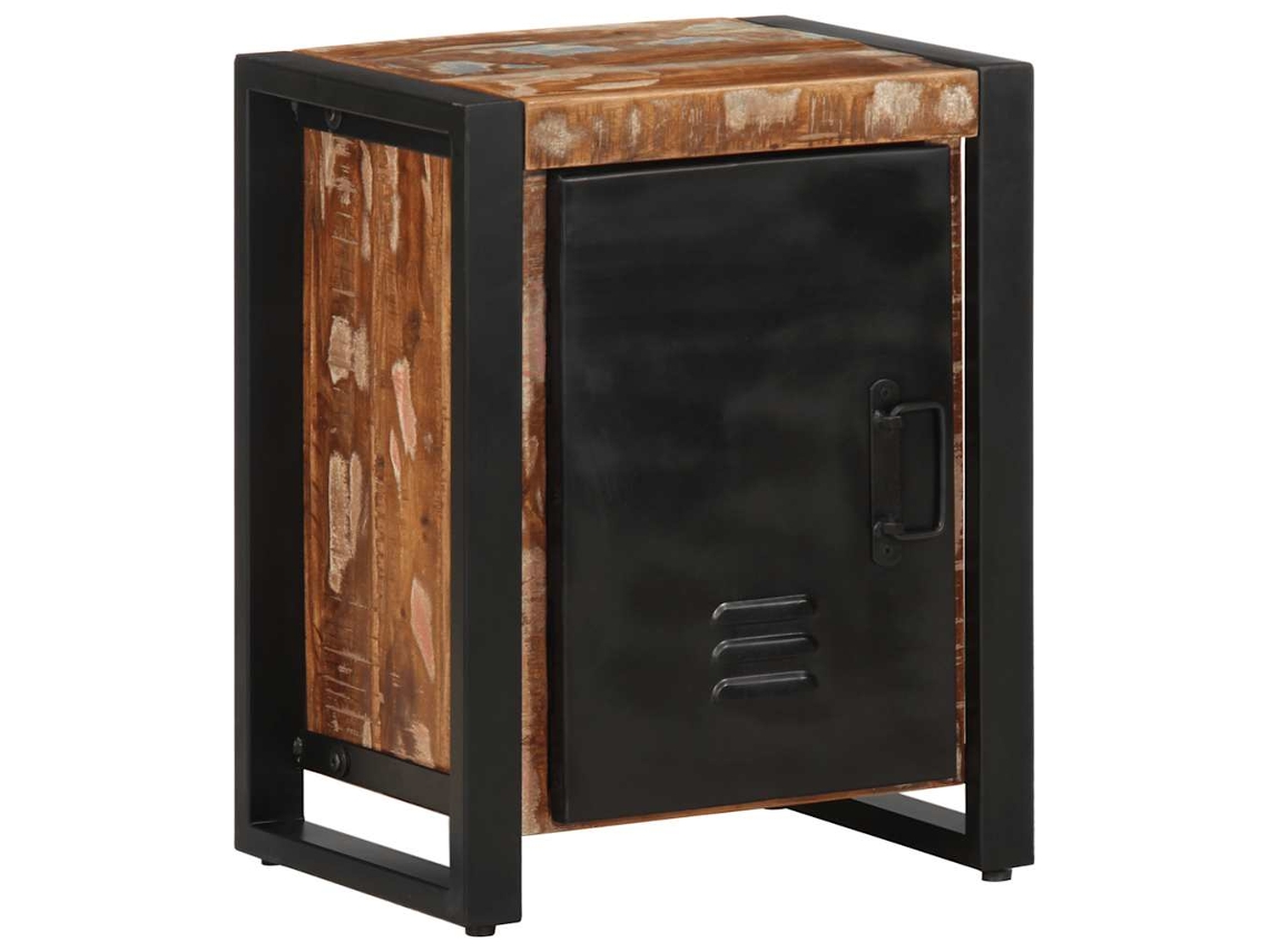 Maison Exclusive - Mesas De Cabeceira 2 Pcs Madeira Maciça Áspera Multicor Manga