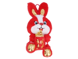 Primerox brinquedo Mascote Coelho de Pelúcia Fofo Festivo Premium Presente Perfeito de Ano Novo Tipo 5