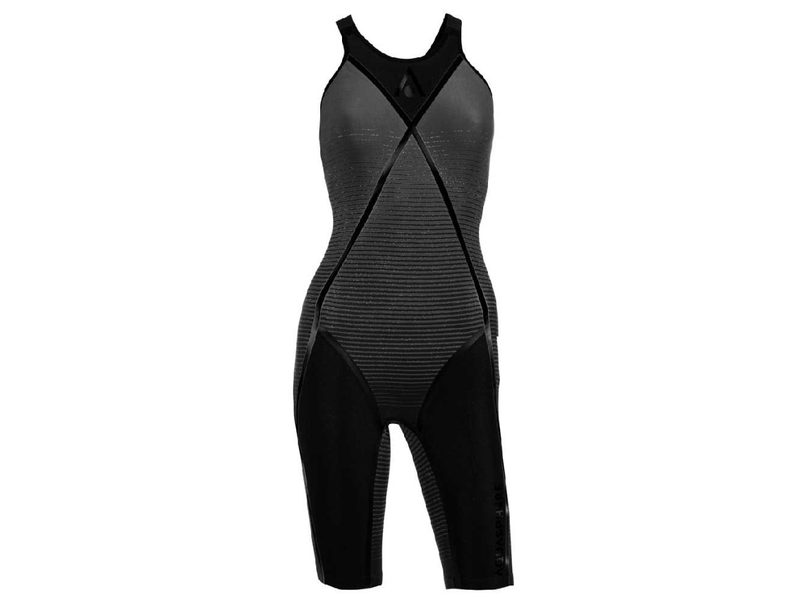Maiô Competição Aberto Matrix Preto Fr 26 Mulheraquasphere