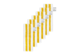 Pacote Com 6 Panos De Microfibra Para Limpeza De Pisos Das Lavadoras A Vapor Karcher Sc1, Sc2, Sc3, Sc4 E Sc5, Incluindo Almofadas De Reposição_glo
