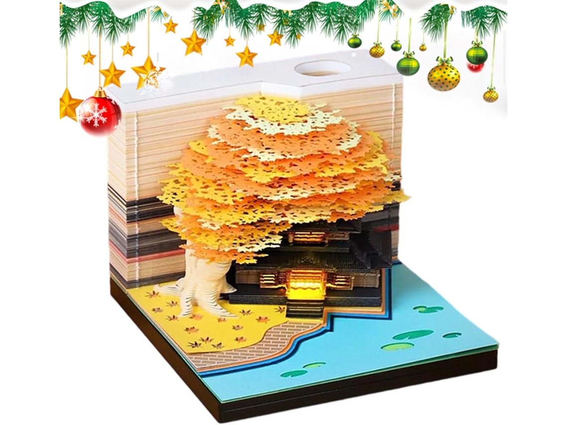 Planejador E Organizador Criativo, Escultura Em Papel, Calendário 3d, De Destacável