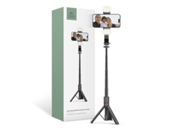 Tech Protect Bluetooth Selfie Stick Tripé Med Led Light L05s Preto Slowmoose
