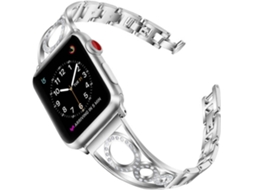 Bracelete Apple Watch 42, 44 mm WJS Prateado