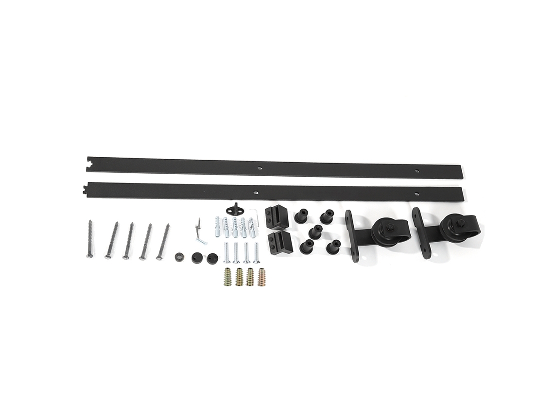 Polia De Trilho Para Porta De Correr Com Roda Suspensa (compatível Com 183cm, Modelo Emendado De 1830mm)