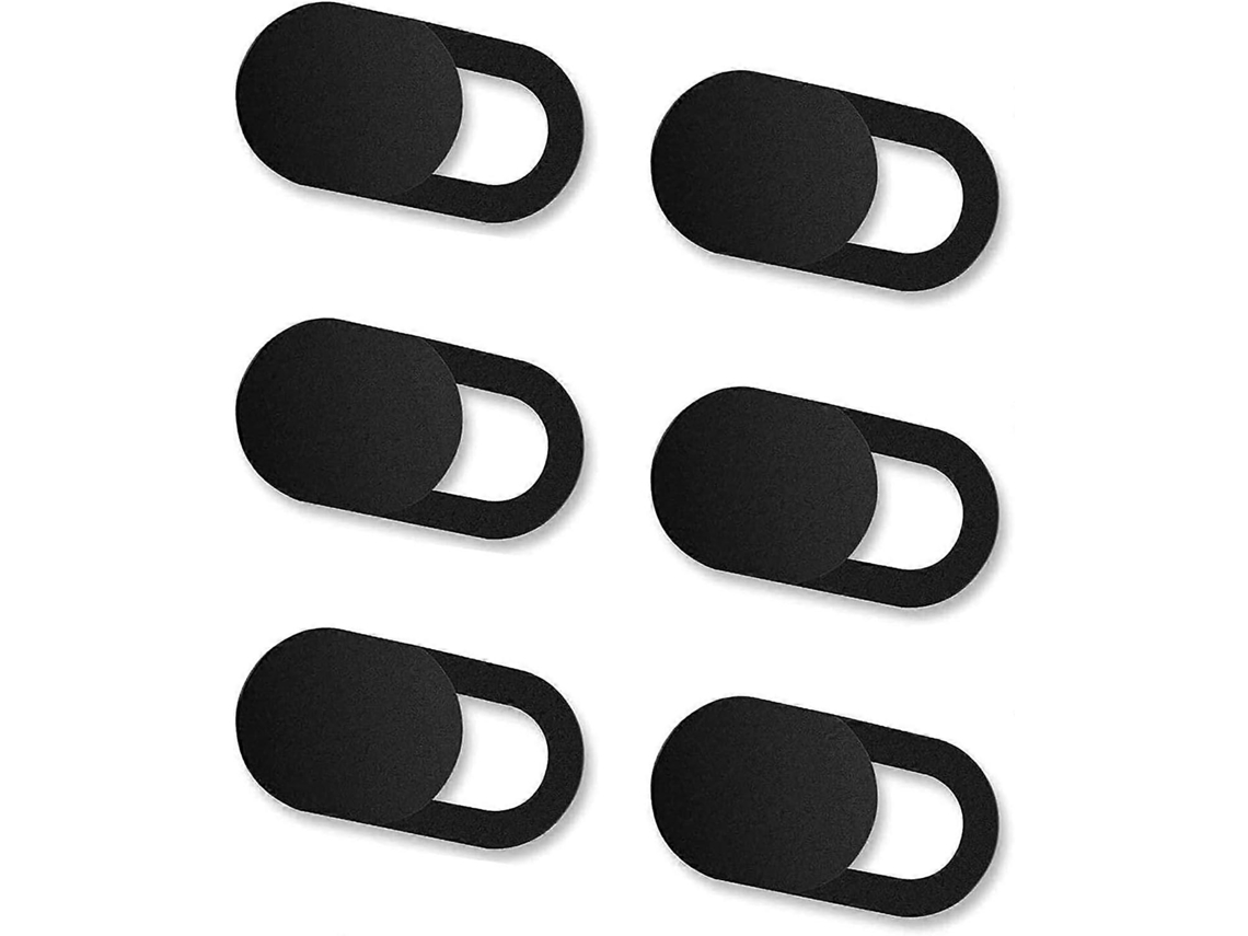 Pacote Com 6 Controle Deslizante De Proteção De Webcam Para Privacidade Brilvibera (preto)