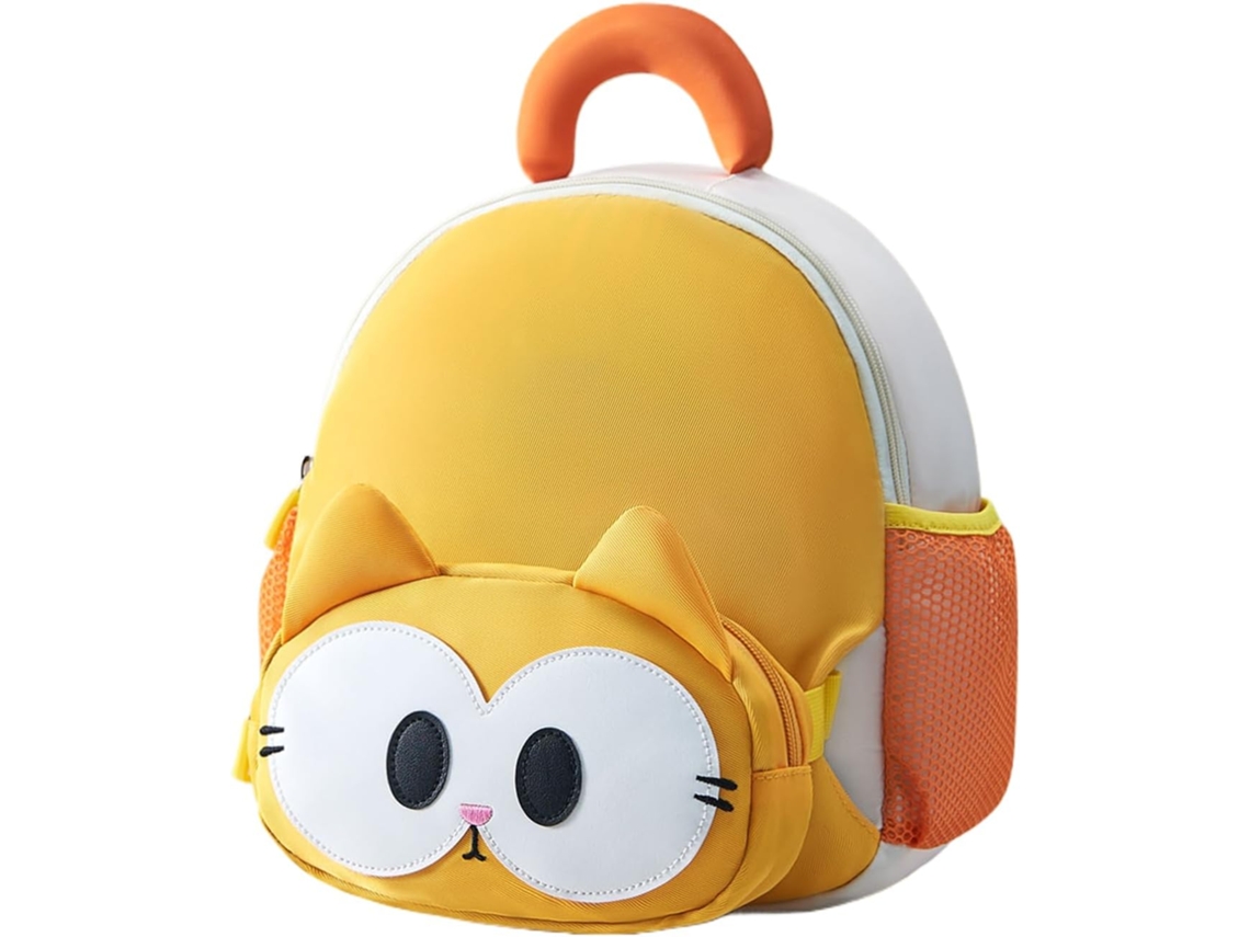 Mochila Infantil Genérica Em Formato De Gato Fofa Para Jardim Infância Bolsa Ombro Grande Meninas