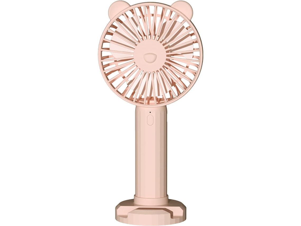 Ventilador Manual, Gsedaox, 3 Velocidades, Rosa BRILVIBERA