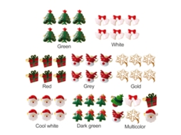 Guardanapos em Forma de Floco de Neve para Natal Pack com 12 Peças LAXISCREED