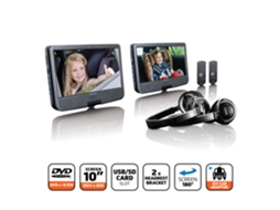Lenco Kit 2 DVD Portátil 10 c\ Headphones