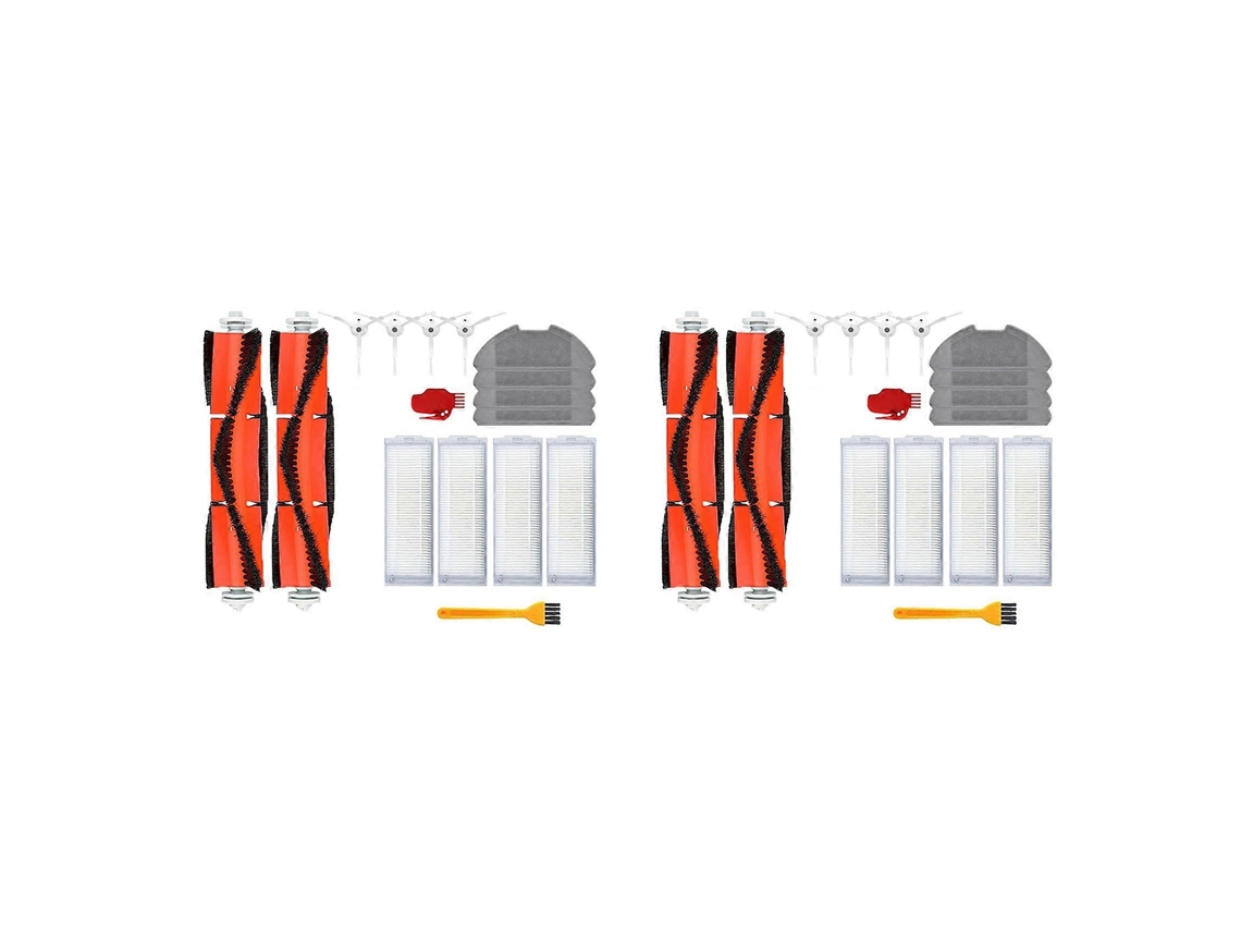 2 Peças Para Xiaomi Mi Robot Vacuum Mop 2 Lite / Mi Robot Vacuum Mop 2 Pro/mjstl/mjst1shw: Escova Lateral Principal E Filtro Hepa._ptg