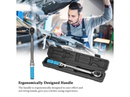 Chave De Torque Ajustável 1/4 Polegada 5-25nm Aço Cromo Vanádio Para Reparos De Carros, Bicicletas E Casa Com Caixa De Armazenamento