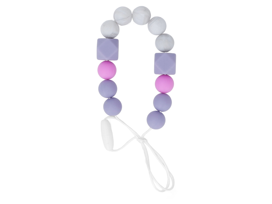 Colares De Mordida De Silicone Para Bebês - Colares Mastigáveis Com Pérolas Brinquedo Para Dentes De Leite